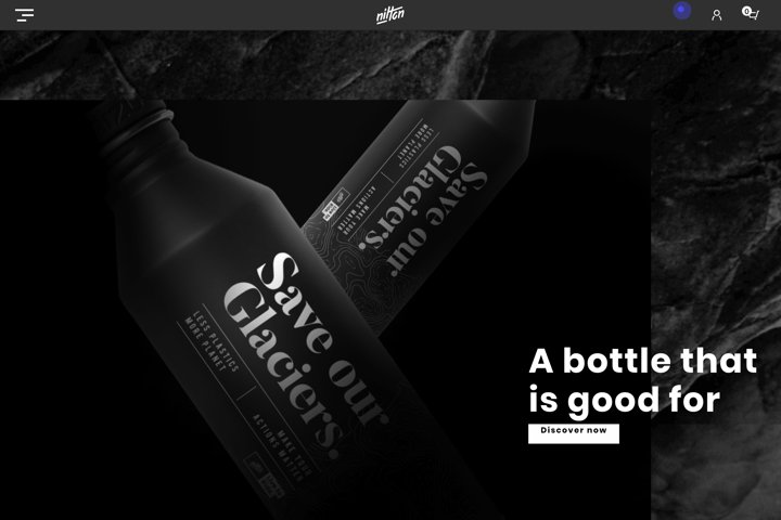 nilton clothing website preview